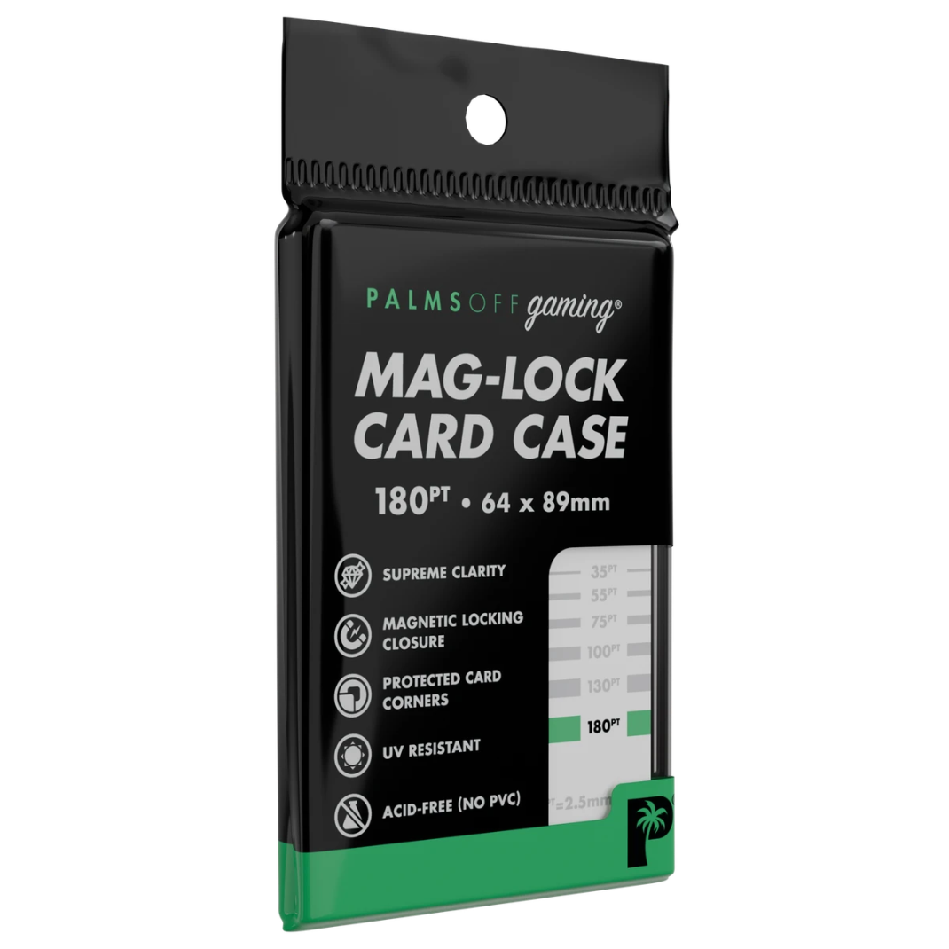 Palms Off Gaming - 180pt Mag-Lock Card Case Front