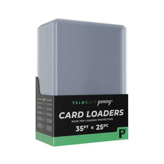 Palms Off Gaming: 35pt Card Loaders (Top Loaders) – 25 Pack