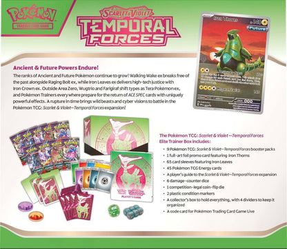 Pokémon TCG - Scarlet & Violet Temporal Forces - Elite Trainer Box (Assorted)