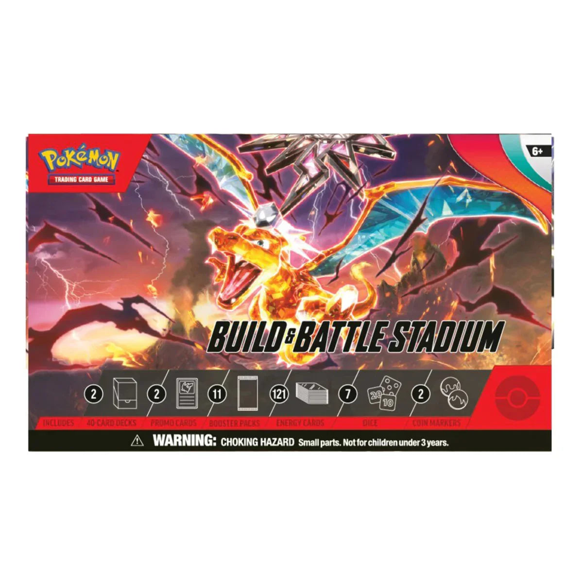 Pokémon TCG: Scarlet & Violet Build & Battle Stadium – 2 Spieler, EN, Mit 2 Decks & Boostern