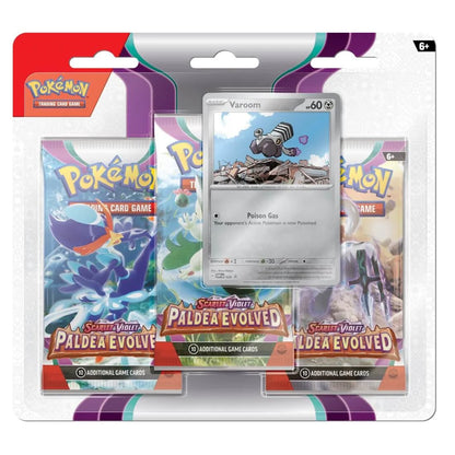 Pokémon TCG - Scarlet & Violet Paldea Evolved - Three-Booster Blister (Assorted)