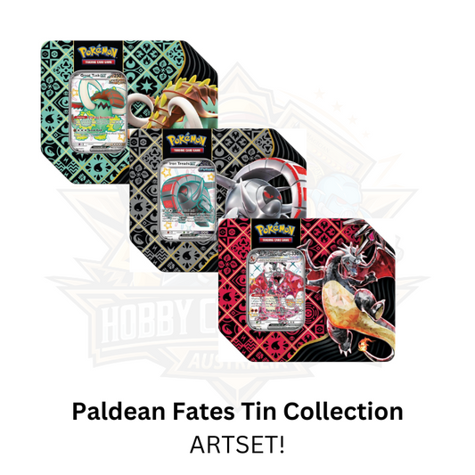 Pokémon TCG - Scarlet & Violet Paldean Fates - Tin x3 (Artset)