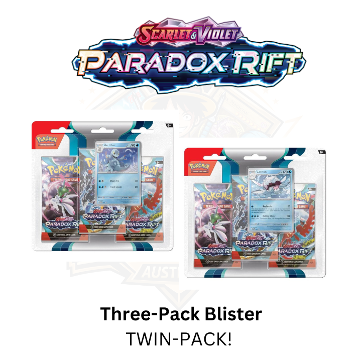 Pokémon TCG - Scarlet & Violet Paradox Rift - Three-Booster Blister