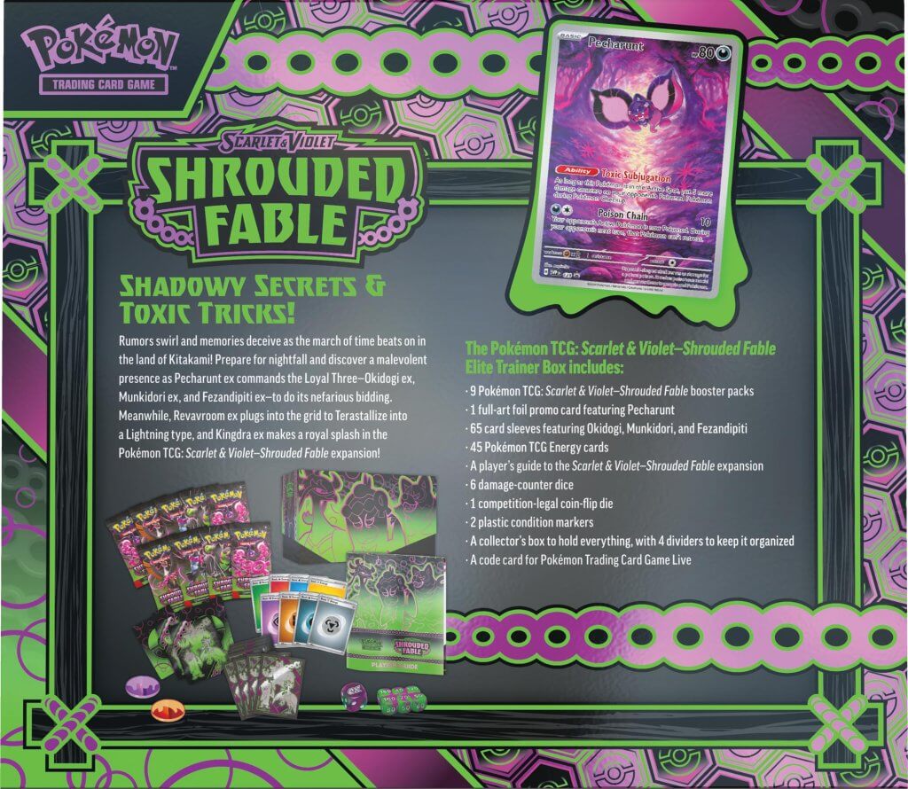 Pokémon TCG - Scarlet & Violet Shrouded Fable - Elite Trainer Box