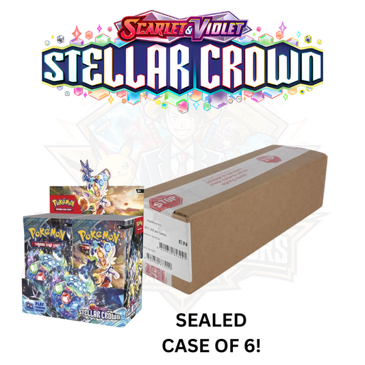 Pokémon TCG - Scarlet & Violet Stellar Crown - Booster Box Case