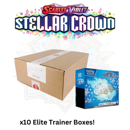 Pokémon TCG - Scarlet & Violet Stellar Crown - Elite Trainer Box Case