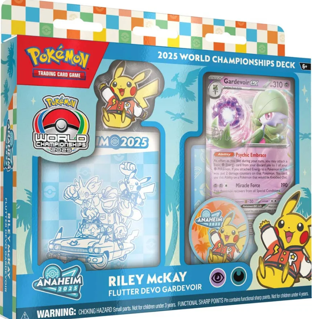 Pokémon TCG: 2025 World Championships Deck — Assorted | 60-Card Replica Deck + Accessories