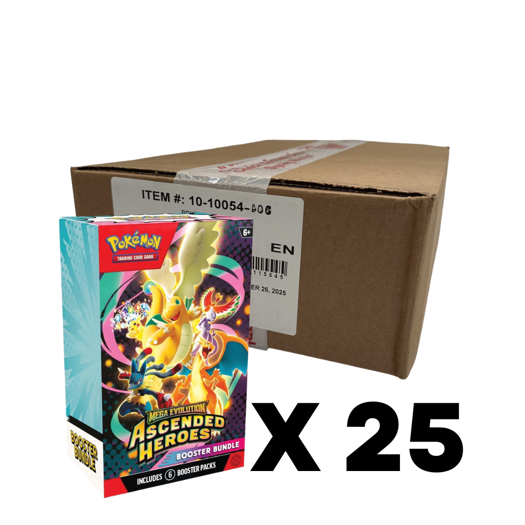 Pokémon TCG: Mega Evolution—Ascended Heroes Booster Bundle Case (25 Bundles)
