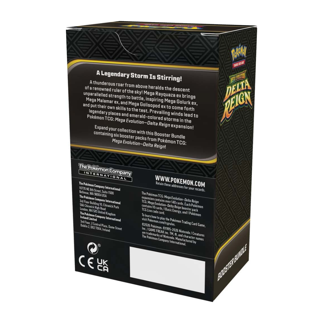 Pokémon TCG: Mega Evolution — Delta Reign Booster Bundle [ME06] Back