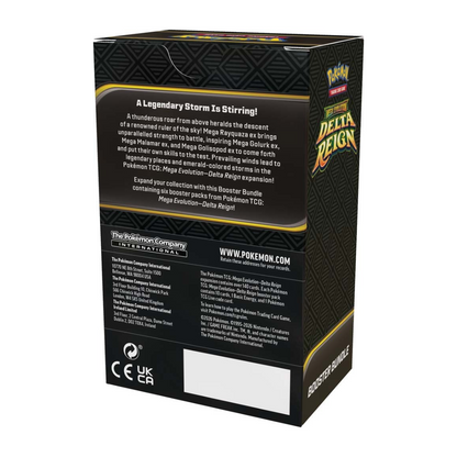 Pokémon TCG: Mega Evolution — Delta Reign Booster Bundle [ME06] Back