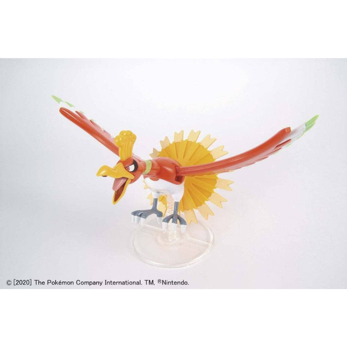 Bandai Pokémon Model Kit Ho-Oh G5060464 snap-fit plastic model with vibrant colours and moveable wings
