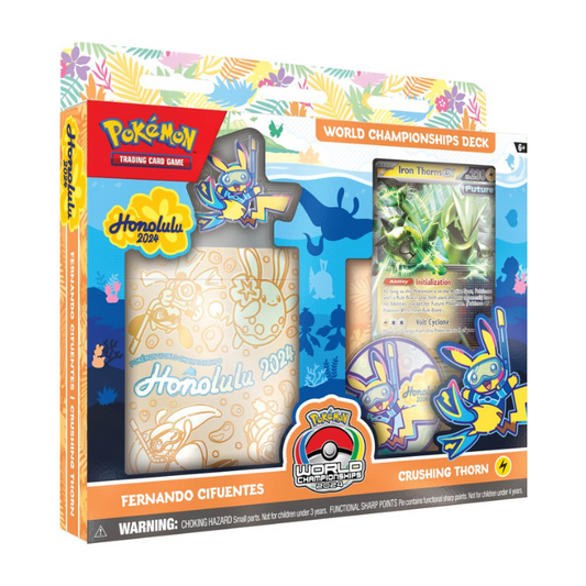 Pokémon TCG: 2024 World Championships Deck – Includes 60-card deck, booklet, pin, coin, deck box, playmat, poster, and online code