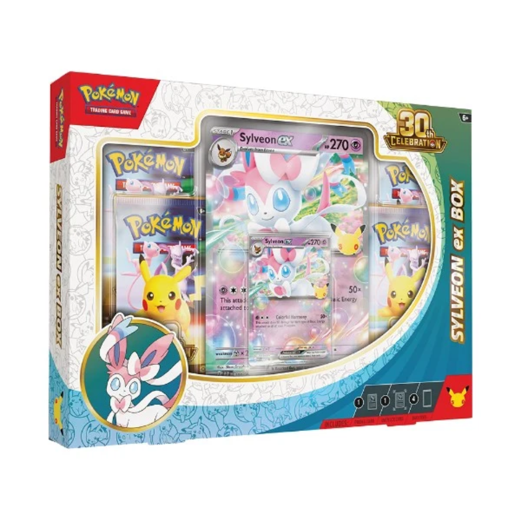 Pokemon TCG 30th Celebration ex Box packaging