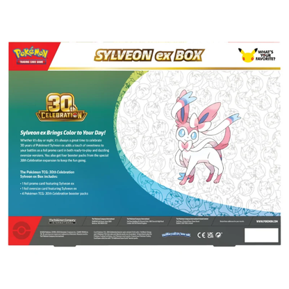 Pokemon TCG 30th Celebration ex Box packaging