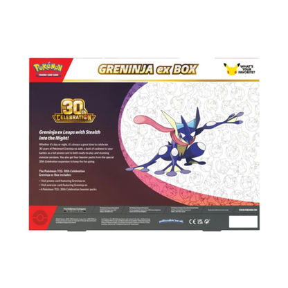 Pokemon TCG 30th Celebration ex Box packaging