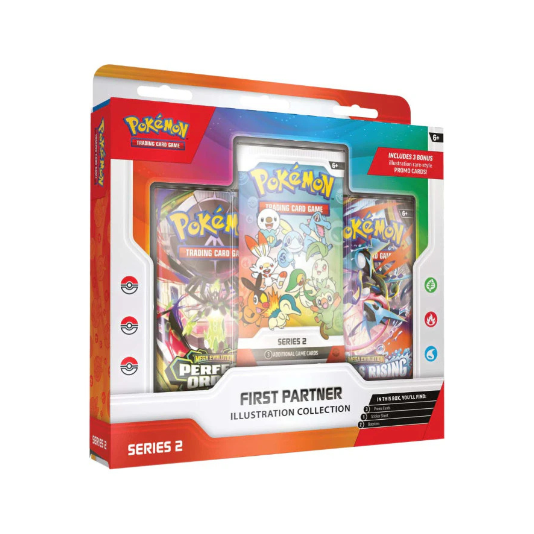 Pokemon TCG First Partner Illustration Collection Series 2 Johto Unova Galar 30th Anniversary IR promo cards panoramic scene sealed officially licensed