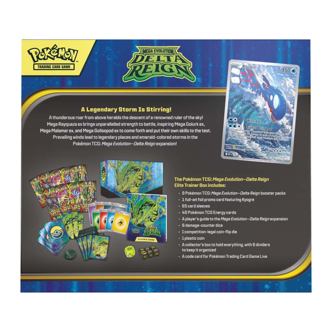 Pokémon TCG: Mega Evolution — Delta Reign Elite Trainer Box [ME06] Back