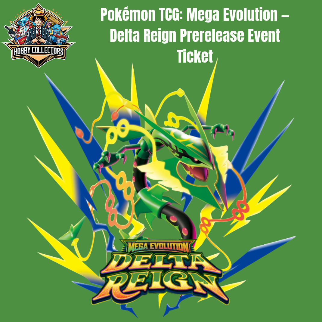 Pokémon TCG Mega Evolution Delta Reign ME06 Build & Battle Box front of box, included with the HCA Fairfield prerelease event ticket