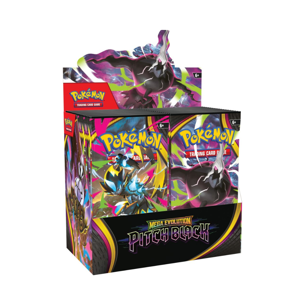 Pokemon TCG Mega Evolution Pitch Black ME05 Booster Display Box 36 packs Mega Darkrai ex sealed English pre-order officially licensed