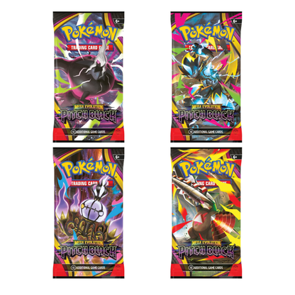 Pokemon TCG Mega Evolution Pitch Black ME05 single booster pack 10 cards Mega Darkrai ex sealed English pre-order officially licensed