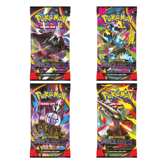Pokemon TCG Mega Evolution Pitch Black ME05 single booster pack 10 cards Mega Darkrai ex sealed English pre-order officially licensed