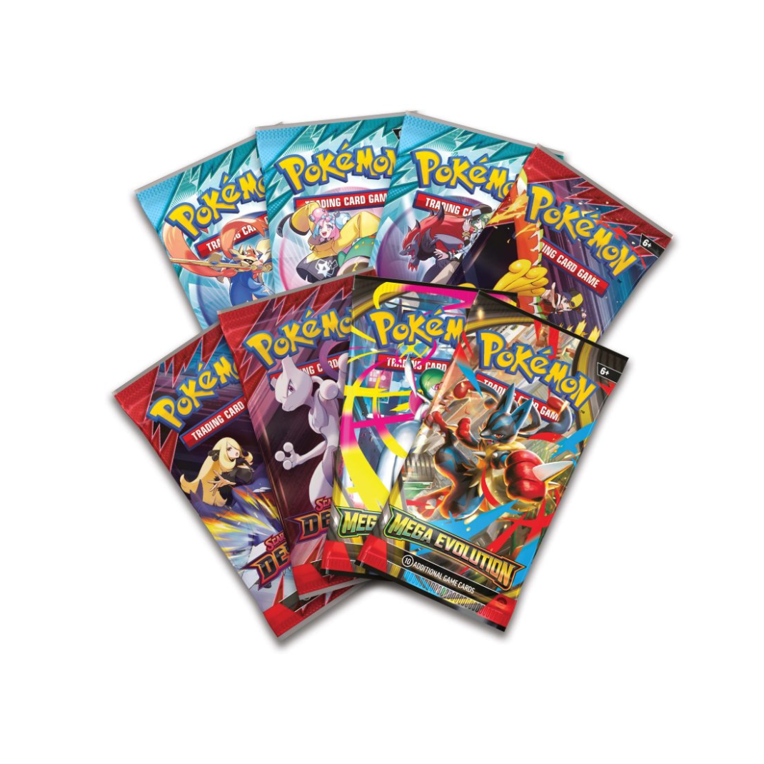 Pokémon TCG Mega Venusaur ex Premium Collection box showing foil promo card, lenticular card, sticker and booster packs