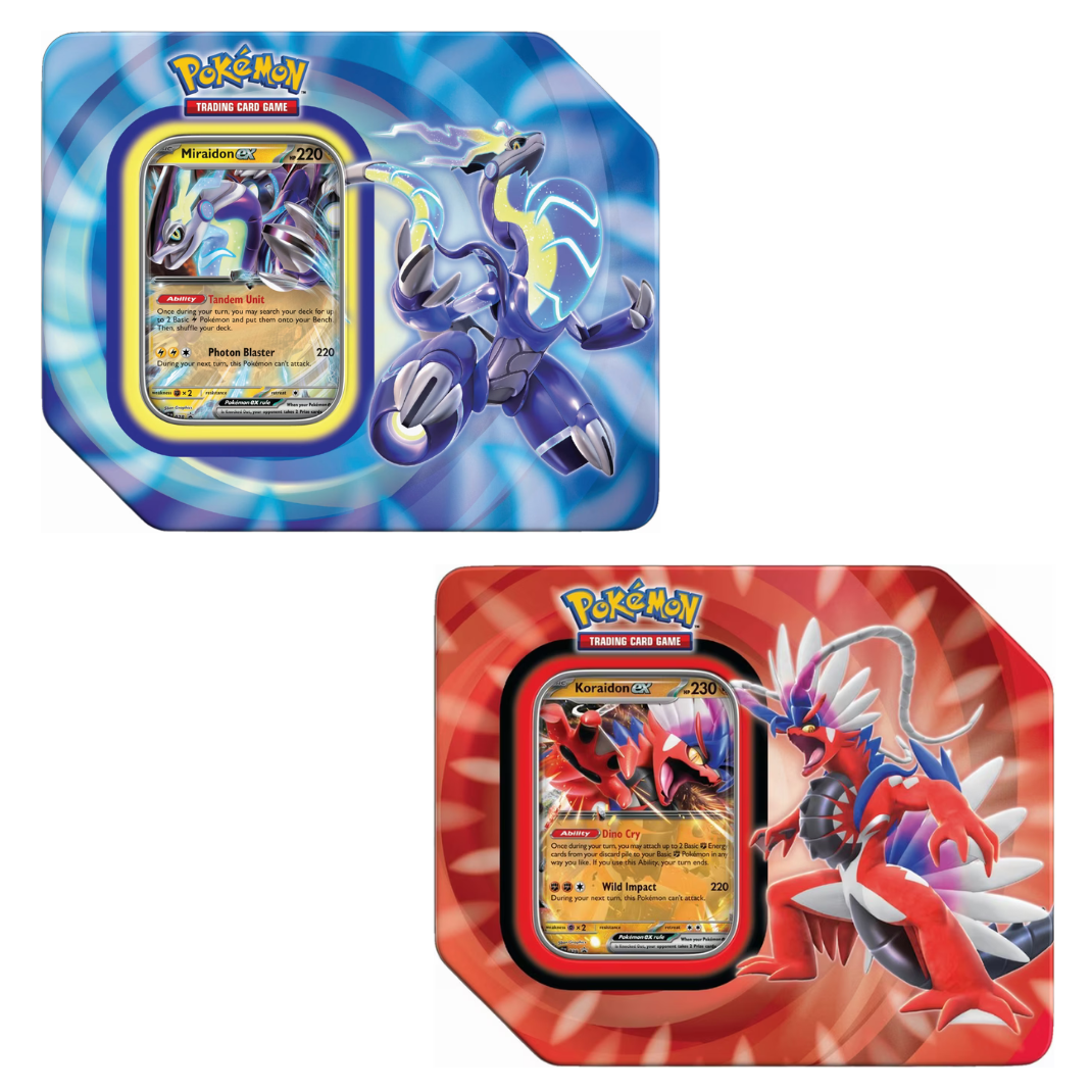 Pokémon TCG Paldea Legends Tin with promo card and boosters – Hobby Collectors Australia
