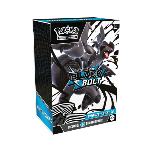 Pokémon TCG Scarlet & Violet—Black Bolt Booster Bundle – 6 Booster Packs Featuring Legendary Electric-Type Pokémon