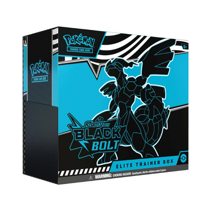 Pokémon TCG Scarlet & Violet—Black Bolt Elite Trainer Box – Includes 9 Booster Packs and Exclusive Promo Card