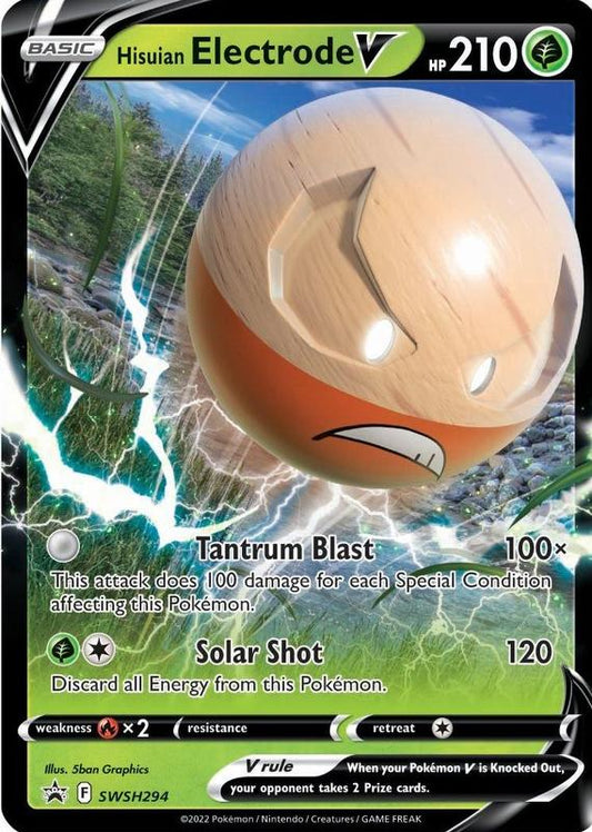 Image of Hisuian Electrode V Sword and Shield Promos #SWSH294