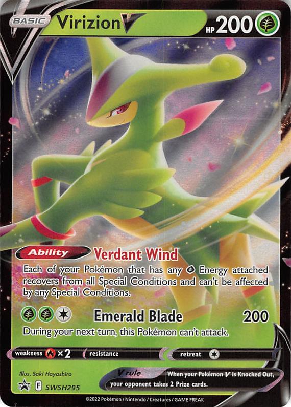 Image of Virizion V Sword and Shield Promos #SWSH295