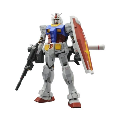 Front box art of the Bandai MG 1/100 RX-78-2 Gundam Ver. 3.0 Master Grade model kit showing the assembled mobile suit.