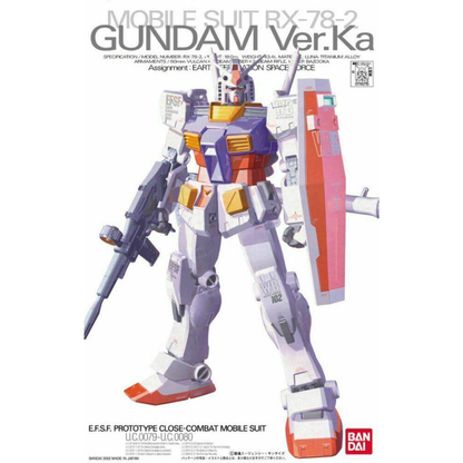 Bandai Gunpla MG 1/100 RX-78-2 Gundam Ver. Ka | Mobile Suit Gundam | Master Grade Model Kit