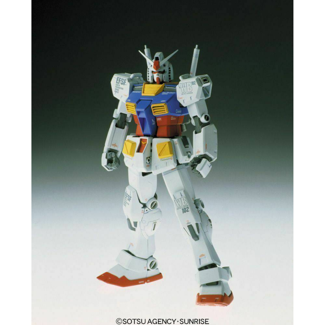 Bandai MG 1/100 RX-78-2 Gundam Ver Ka Master Grade model kit Hajime Katoki transformable Core Fighter Mobile Suit Gundam Gunpla sealed