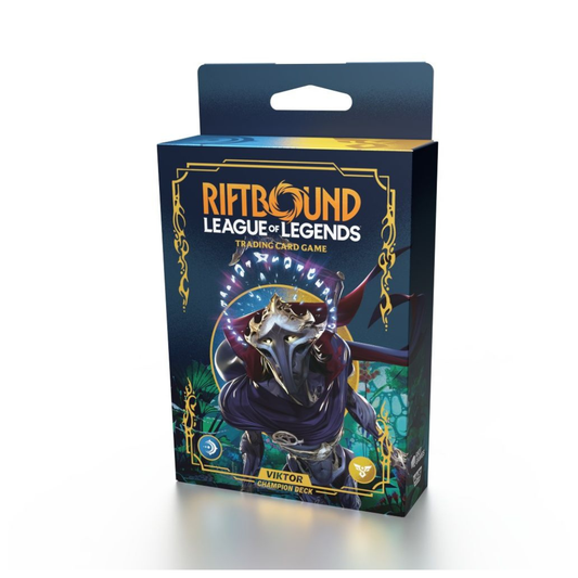 Riftbound: League of Legends TCG Origins Viktor Champion Deck with exclusive cards and ready-to-play setup
