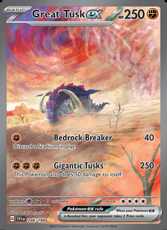 Image of Great Tusk ex Scarlet and Violet (SVI) #246