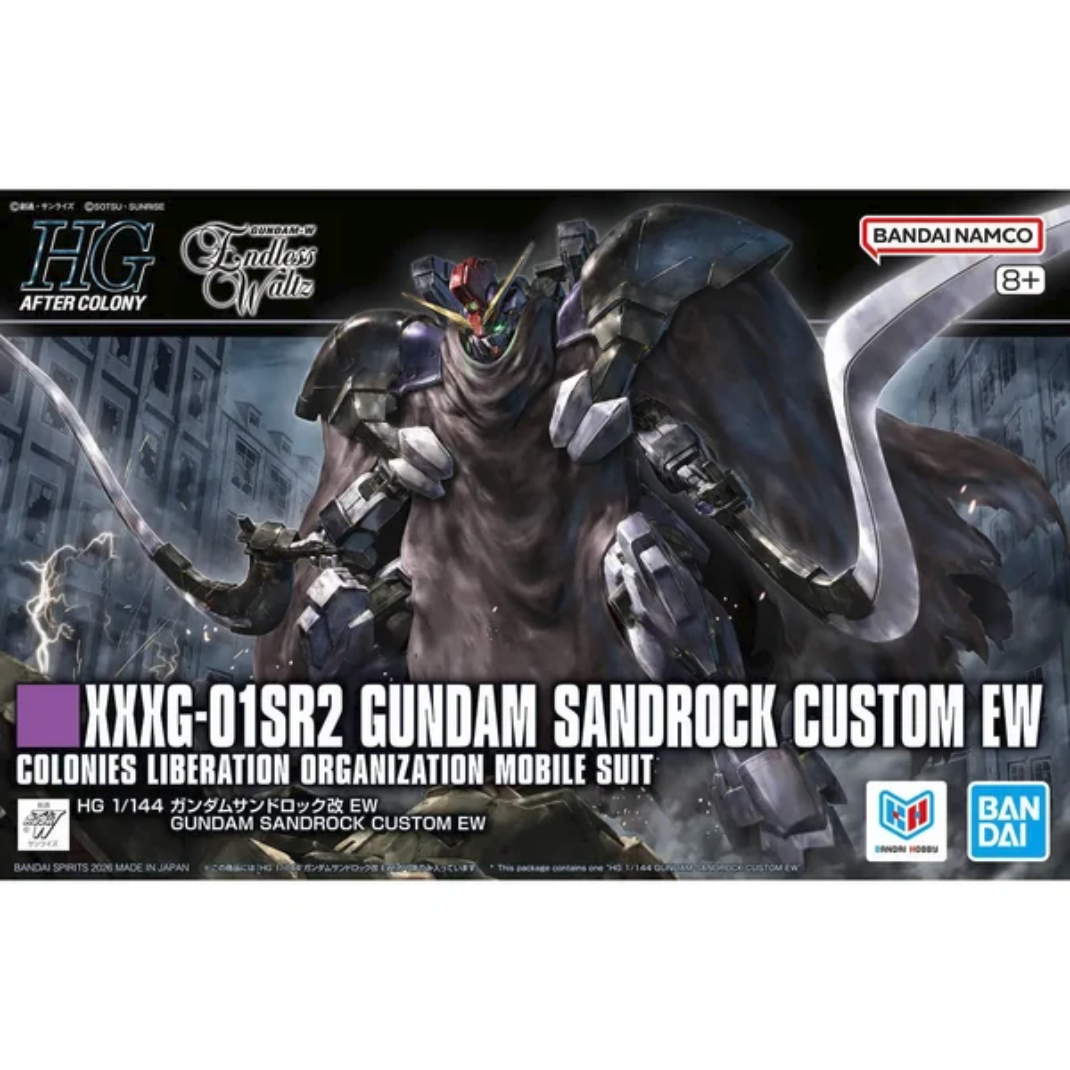 Bandai HGEW Gundam Sandrock Custom EW model kit box art