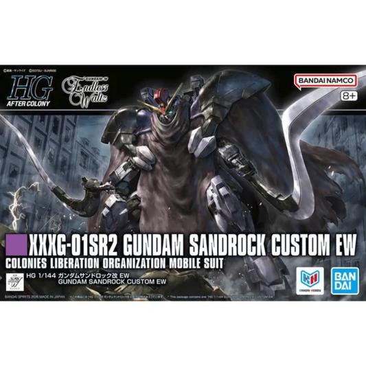 Bandai HGEW Gundam Sandrock Custom EW model kit box art