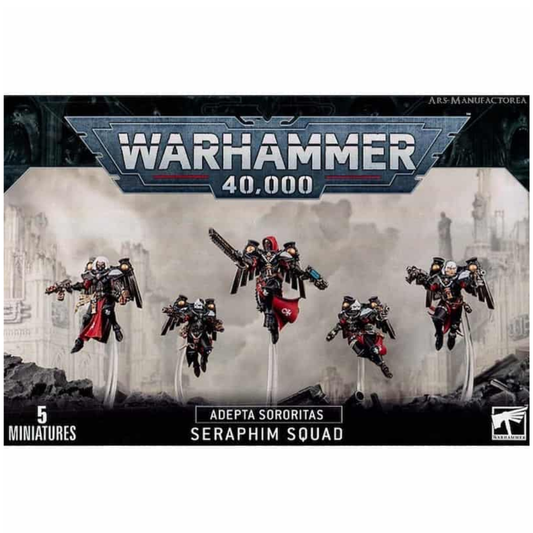 Warhammer 40000 Adepta Sororitas Seraphim Squad box art