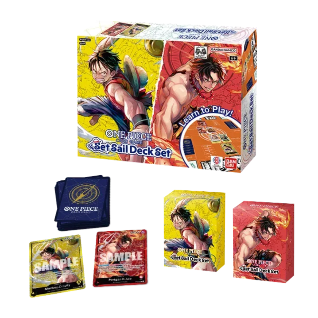 One Piece Card Game Set Sail Deck Set SD01 packaging