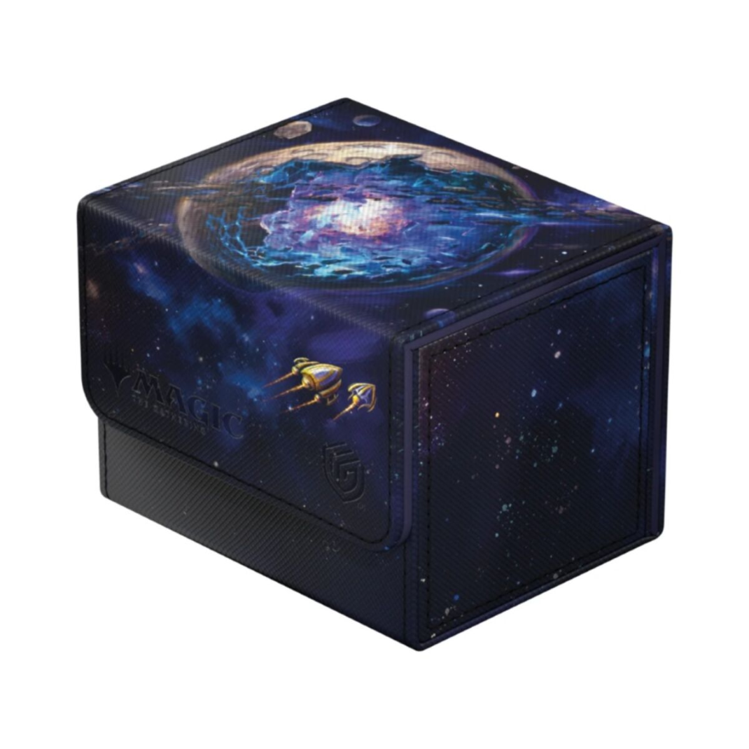 Ultimate Guard Sidewinder 100 Plus XenoSkin Magic The Gathering Edge of Eternities Gemstone Caverns deck box UGD011635 magnetic closure microfiber lining