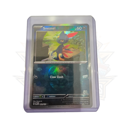 Sneasel (061/131) - Scarlet and Violet - Prismatic Evolutions - Master Ball Reverse Holo - Pokemon