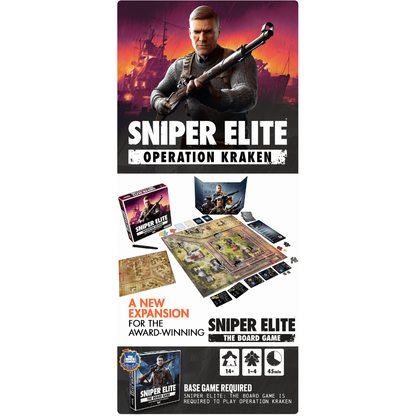 Sniper Elite Operation Kraken expansion box art