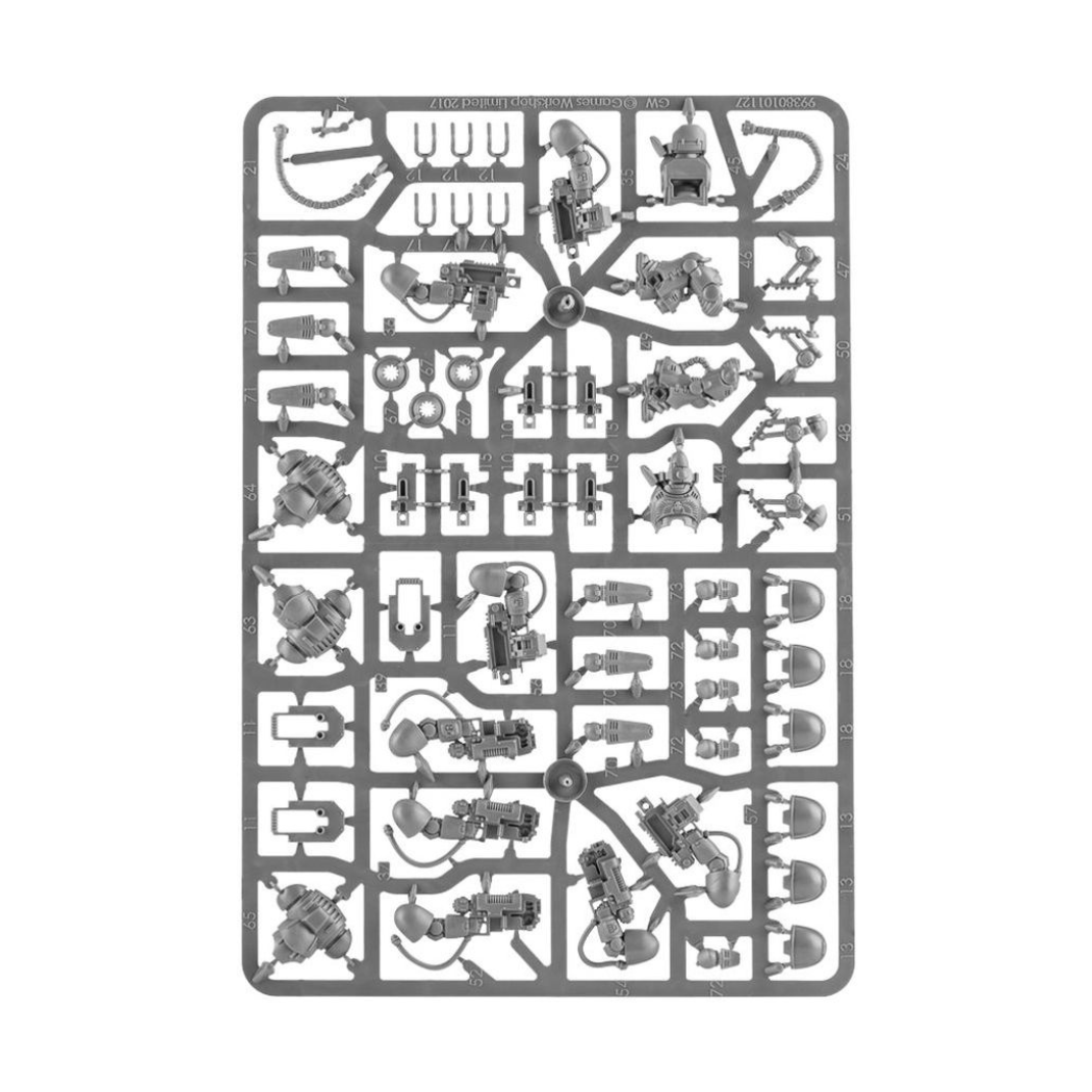 Warhammer 40K Space Marines Primaris Inceptors 2020 box set with optional weapons and flying bases.