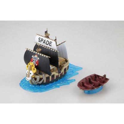 Bandai One Piece Grand Ship Collection #09 Spade Pirates Ship Snap-Fit Plastic Model Kit