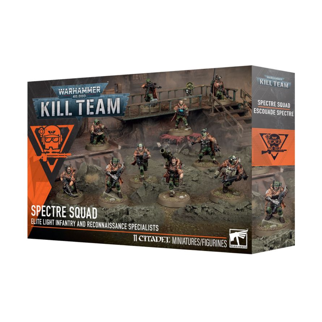 Warhammer 40000 Kill Team Spectre Squad box contents