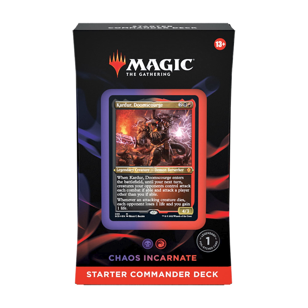 Magic: The Gathering — Starter Commander Deck Display (2022) | All 5 Decks | English