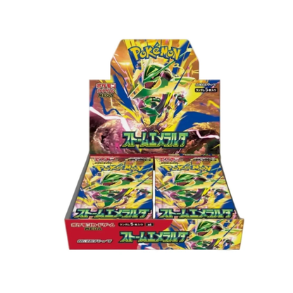 Pokemon TCG MEGA Storm Emeralda M6 Japanese booster box packaging