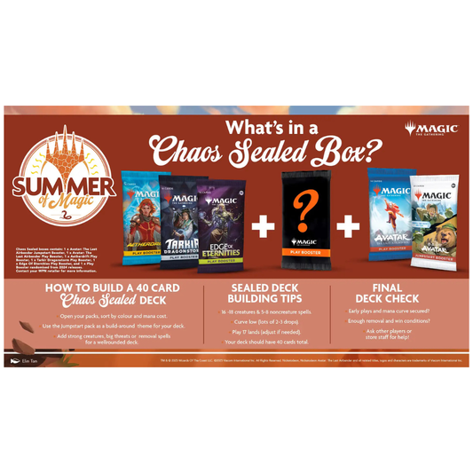 Magic: The Gathering Summer of Magic 2025 Chaos Sealed Event at Hobby Collectors Australia