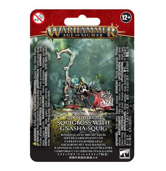 Gloomspite Gitz: Squigboss with Gnasha-Squig